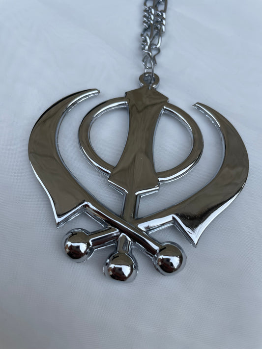 Transform your vehicle into a symbol of strength and spirituality with our meticulously crafted Khanda Car Emblem. This stunning piece not only adds a touch of elegance to your car but also proudly showcases your Sikh heritage.
This Khanda Car Emblem is perfect for anyone looking to personalize their vehicle with a meaningful symbol of Sikh faith and culture.
Perfect gift for Sikh community members and enthusiasts who want to display their faith and pride in a stylish and modern way.