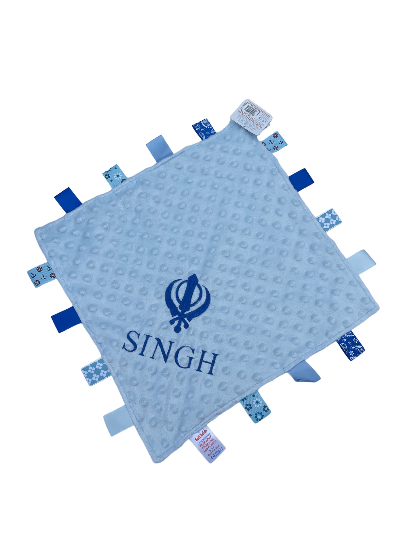 Baby Singh/Baby Kaur Embroidered Baby Taggy
