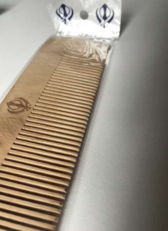 Sikh Khanda Comb