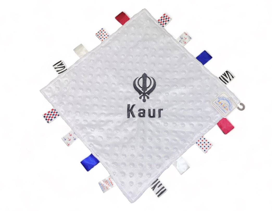 Baby Singh/Baby Kaur Embroidered Baby Taggy