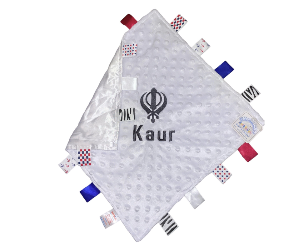 Baby Singh/Baby Kaur Embroidered Baby Taggy