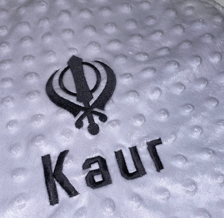 Baby Singh/Baby Kaur Embroidered Baby Taggy