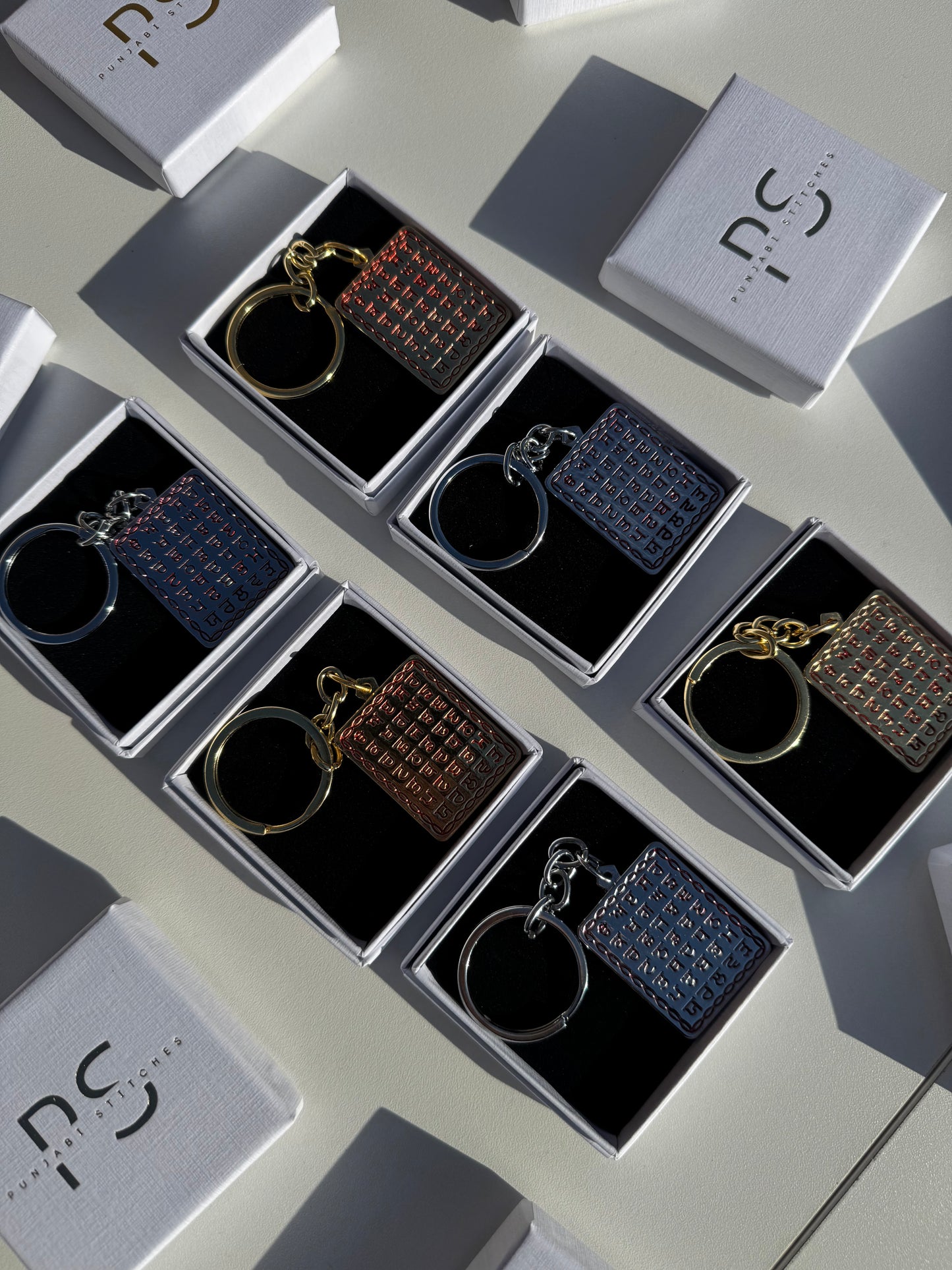 Punjabi Alphabet Keyring