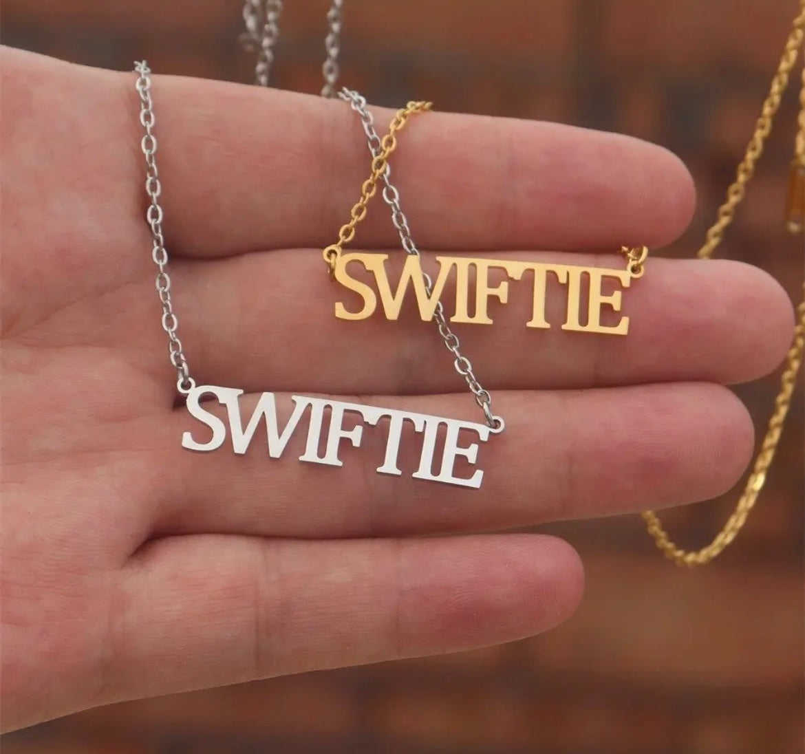 SWIFTIE Necklace in Gold or Silver