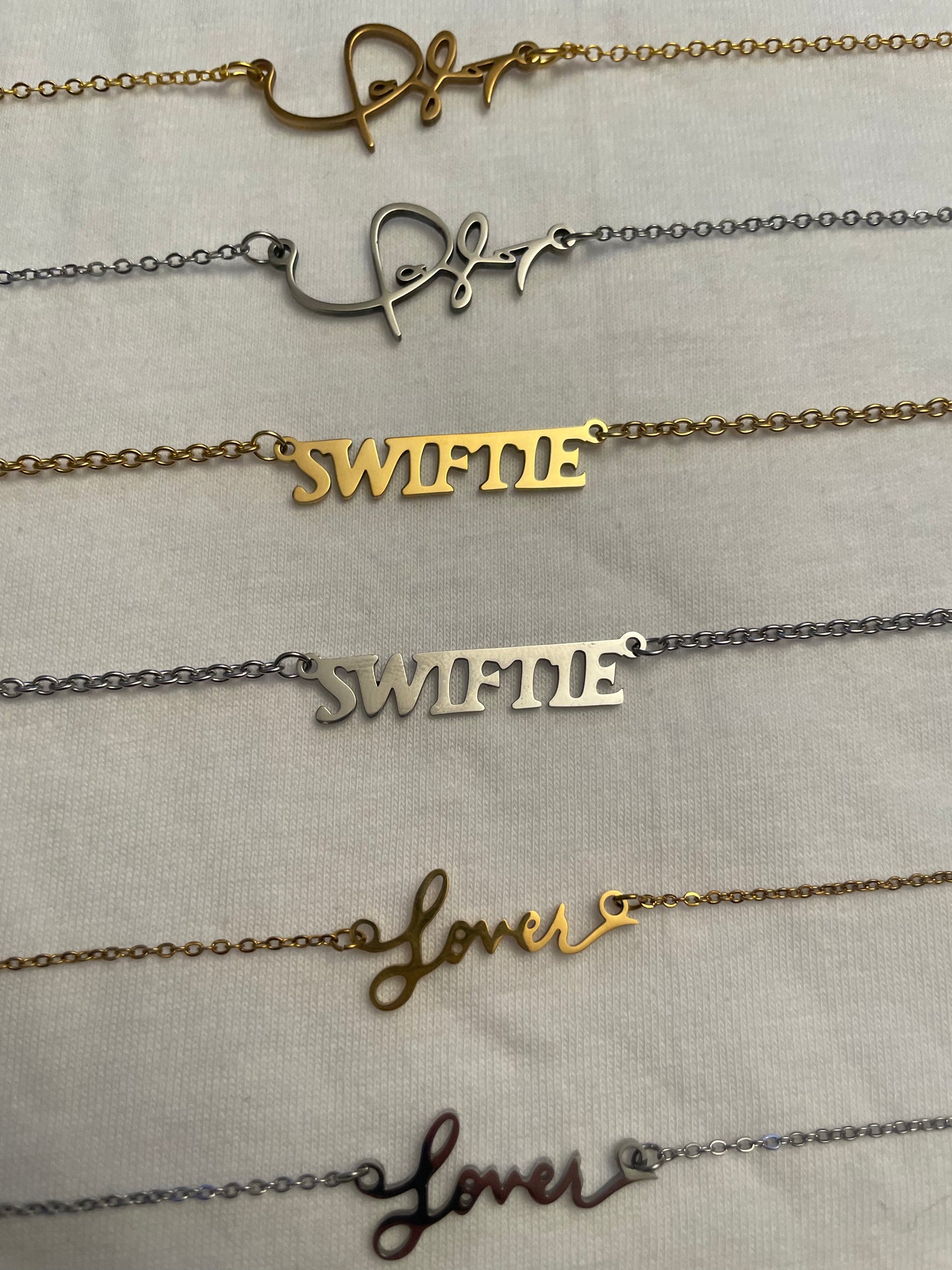 SWIFTIE Necklace in Gold or Silver