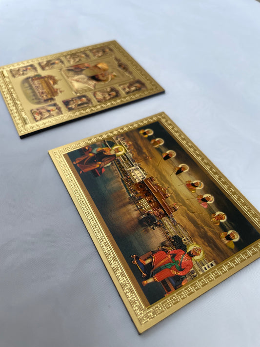 Sri Harmandir Sahib and 10 Gurus Fridge Magnet