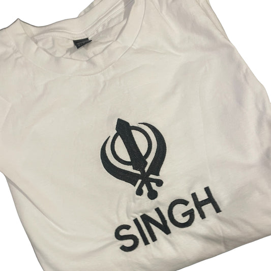 Embroidered Singh T-shirt